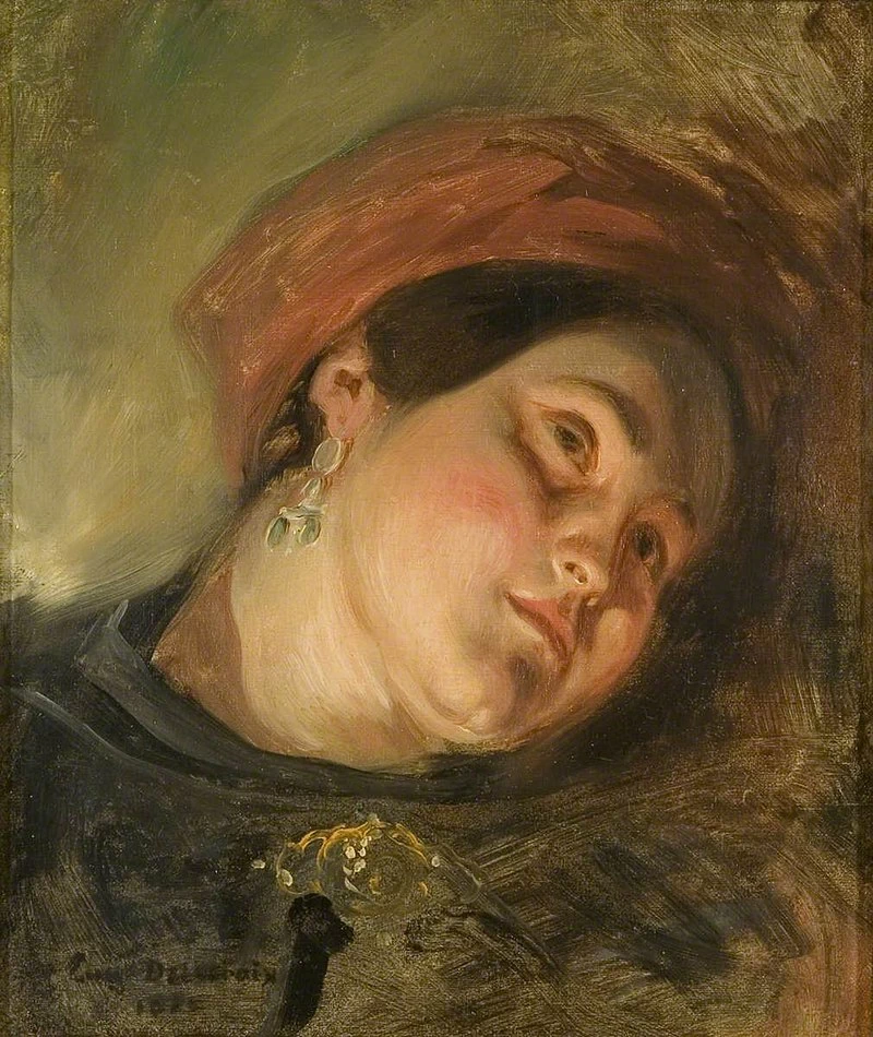 Testa di donna con turbante rosso - Museo e Galleria d'arte della città di Bristol